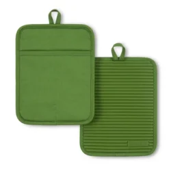 KITCHENAID Ribbed Soft Silicone Pot Holder 2-Pack Set, Matcha, 7"x9" -KitchenAid Shop GUEST 0342c1fe 59da 4708 9c40 2198a73646b6