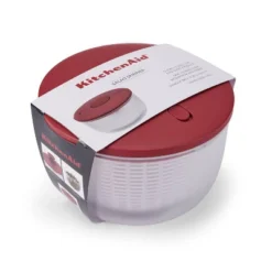 KitchenAid Salad Spinner: Large 7.43 Qt Red Plastic Lettuce Spinner, Hand Wash, 2-Piece Set -KitchenAid Shop GUEST 06167f63 bfd4 4560 8bc1 754c739c010a