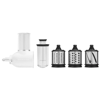 KitchenAid Fresh Prep Slicer/Shredder Attachment - White KSMVSA: Stand Mixer Accessory, Dishwasher-Safe, 5 Pieces 2 KitchenAid Fresh Prep Slicer/Shredder Attachment - White KSMVSA: Stand Mixer Accessory, Dishwasher-Safe, 5 Pieces