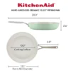 KitchenAid Hard Anodized 12.25" Nonstick Ceramic Frying Pan - Pistachio