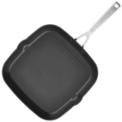 KitchenAid Hard-Anodized Induction 11.25" Nonstick Square Grill Pan: Gas & Induction Compatible, Oven-Safe, Matte Black -KitchenAid Shop GUEST 11a904ab 3f66 47f2 9a30 8d469c9e096a
