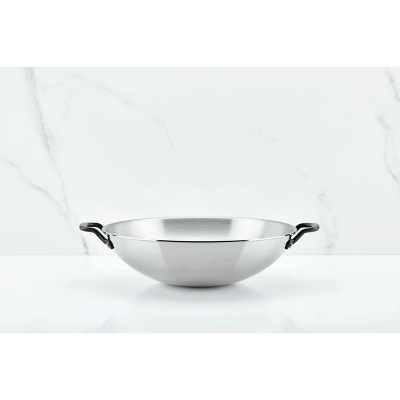 KitchenAid 5-Ply Clad Stainless Steel 15" Wok 7 KitchenAid 5-Ply Clad Stainless Steel 15" Wok - Image 5