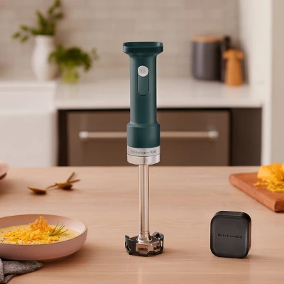 KitchenAid Go Cordless Hand Blender - Battery Sold Separately - Hearth & Hand™ With Magnolia: Shaded Palm, Immersion, 3 Speeds 5 KitchenAid Go Cordless Hand Blender - Battery Sold Separately - Hearth & Hand™ With Magnolia: Shaded Palm, Immersion, 3 Speeds - Image 3