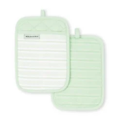 KitchenAid Albany Pot Holder 2-Pack Set, Pistachio, 7"x10" -KitchenAid Shop GUEST 163ab70f 0f83 45a1 891d 31541b327992