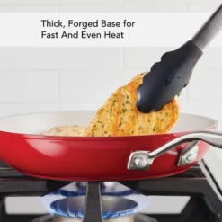 KitchenAid 10" Hard Anodized Ceramic Nonstick Frying Pan Empire Red: KitchenAid Cookware, Hand Wash, Gas & Electric Compatible -KitchenAid Shop GUEST 192d059a 54a6 4058 a6cf a78ededa22ad