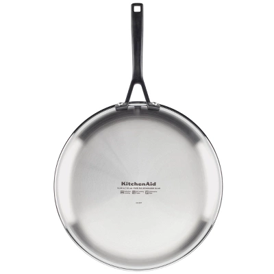 KitchenAid 5-Ply Clad Stainless Steel 12.25" Frying Pan 11 KitchenAid 5-Ply Clad Stainless Steel 12.25" Frying Pan - Image 9