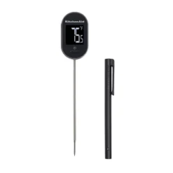 KitchenAid Pivoting Display Digital Instant-Read Kitchen Thermometer: Meat & Food Thermometer, Black, -4 To 482°F Range -KitchenAid Shop GUEST 24b3dcbf 23bd 438d 9008 faef975aef7f