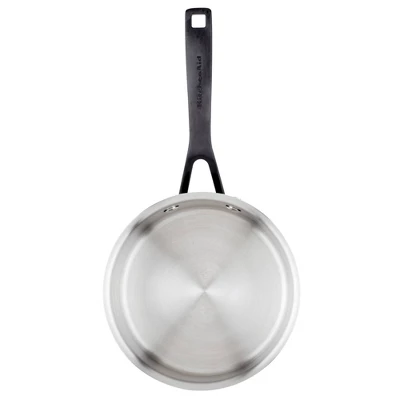 KitchenAid 1.5qt 5-Ply Clad Stainless Steel Induction Sauce Pan With Lid: Dishwasher-Safe Cooking Pot 9 KitchenAid 1.5qt 5-Ply Clad Stainless Steel Induction Sauce Pan With Lid: Dishwasher-Safe Cooking Pot - Image 7