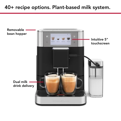 KitchenAid Fully Automatic Espresso Machine KF8 Cast Iron Black 4 KitchenAid Fully Automatic Espresso Machine KF8 Cast Iron Black - Image 2