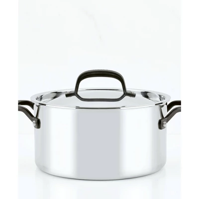 KitchenAid 6qt 5-Ply Clad Stainless Steel Induction Stockpot With Lid Silver 8 KitchenAid 6qt 5-Ply Clad Stainless Steel Induction Stockpot With Lid Silver - Image 6
