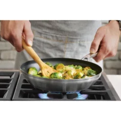 KitchenAid 3-Ply Base Stainless Steel 9.5" Nonstick Frying Pan 17 KitchenAid 3-Ply Base Stainless Steel 9.5" Nonstick Frying Pan -KitchenAid Shop GUEST 2b9032a2 0d06 42a1 8f05 cf0e7ad33e43