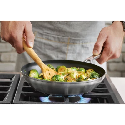 KitchenAid 3-Ply Base Stainless Steel 9.5" Nonstick Frying Pan 5 KitchenAid 3-Ply Base Stainless Steel 9.5" Nonstick Frying Pan - Image 3