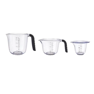KitchenAid Set Of 3 Measuring Cups: Plastic, Dishwasher-Safe, Easy-Pour Spout, 2, 1, & 4-Cup Stackable Design 4 KitchenAid Set Of 3 Measuring Cups: Plastic, Dishwasher-Safe, Easy-Pour Spout, 2, 1, & 4-Cup Stackable Design - Image 3