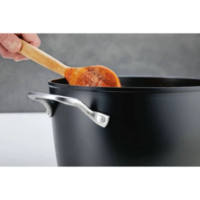 KitchenAid Hard-Anodized Induction 8qt Nonstick Stockpot With Lid 4 KitchenAid Hard-Anodized Induction 8qt Nonstick Stockpot With Lid - Image 2