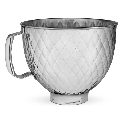 KitchenAid 5qt Tilt Head Quilted Stainless Steel Bowl 6 KitchenAid 5qt Tilt Head Quilted Stainless Steel Bowl - Image 4