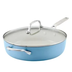 KitchenAid Hard Anodized 5qt Nonstick Ceramic Saute Pan With Lid - Blue Velvet: Large Frying Pan, Tempered Glass Lid 21 KitchenAid Hard Anodized 5qt Nonstick Ceramic Saute Pan With Lid - Blue Velvet: Large Frying Pan, Tempered Glass Lid -KitchenAid Shop GUEST 3347ae51 b5bf 4ed2 a30b 674daa8c1c18