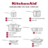 KitchenAid 3-Ply Base Stainless Steel 11pc Cookware Set: Induction Safe, Even-Heating, Tempered Glass Lids, Dishwasher Safe 2 KitchenAid 3-Ply Base Stainless Steel 11pc Cookware Set: Induction Safe, Even-Heating, Tempered Glass Lids, Dishwasher Safe -KitchenAid Shop GUEST 33df5df7 ed05 4b67 bff3 741ffae3a4ca