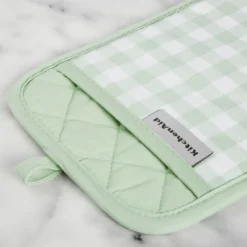 KitchenAid Gingham Pot Holder 2-Pack Set, Pistachio, 7"x10" -KitchenAid Shop GUEST 34c795de 6a88 441e b824 36a83eb5061d