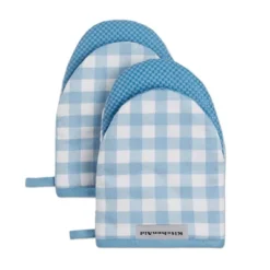 KitchenAid 2pk Cotton Gingham Mini Oven Mitts Light Blue: Hot Pads & Oven Mitts, Classic Pattern, Machine Washable 13 KitchenAid 2pk Cotton Gingham Mini Oven Mitts Light Blue: Hot Pads & Oven Mitts, Classic Pattern, Machine Washable -KitchenAid Shop GUEST 366bbc52 d6e3 43f5 bd01 de7bfba675ba