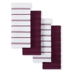 KITCHENAID Albany Kitchen Towel 4-Pack Set, Boysenberry Purple/White, 16"x26" 9 KITCHENAID Albany Kitchen Towel 4-Pack Set, Boysenberry Purple/White, 16"x26" -KitchenAid Shop GUEST 38ca0500 6485 491c bf75 f50737b869c4