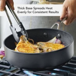 KitchenAid Hard-Anodized Induction 11pc Nonstick Cookware Set: Matte Black, Dishwasher & Oven Safe, Tempered Glass Lids -KitchenAid Shop GUEST 394d9d55 250e 4c28 94f1 6e2ce26eadf6