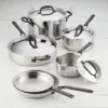 KitchenAid 5-Ply Clad Stainless Steel 10pc Cookware Set: Induction Safe, Even-Heating, Dishwasher-Safe, Riveted Handles 1 KitchenAid 5-Ply Clad Stainless Steel 10pc Cookware Set: Induction Safe, Even-Heating, Dishwasher-Safe, Riveted Handles -KitchenAid Shop GUEST 39fc388e 962f 4530 9c76 a416fd073ce0