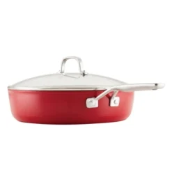 KitchenAid 5qt Hard Anodized Ceramic Nonstick Saute Pan With Lid Empire Red: Hand Wash, Gas & Electric Compatible 17 KitchenAid 5qt Hard Anodized Ceramic Nonstick Saute Pan With Lid Empire Red: Hand Wash, Gas & Electric Compatible -KitchenAid Shop GUEST 3a3afd8b c5a0 4690 9cff 7c973a6c7ada