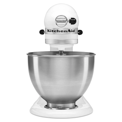 KitchenAid Classic 4.5qt Stand Mixer - White: 10 Speeds, Metal, Dishwasher-Safe, Includes Beater & Dough Hook 3 KitchenAid Classic 4.5qt Stand Mixer - White: 10 Speeds, Metal, Dishwasher-Safe, Includes Beater & Dough Hook
