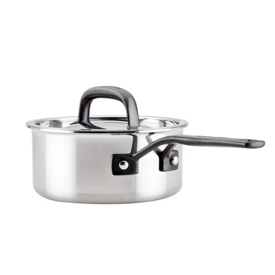 KitchenAid 1.5qt 5-Ply Clad Stainless Steel Induction Sauce Pan With Lid: Dishwasher-Safe Cooking Pot 12 KitchenAid 1.5qt 5-Ply Clad Stainless Steel Induction Sauce Pan With Lid: Dishwasher-Safe Cooking Pot - Image 10