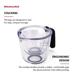 KitchenAid Set Of 3 Measuring Cups: Plastic, Dishwasher-Safe, Easy-Pour Spout, 2, 1, & 4-Cup Stackable Design 20 KitchenAid Set Of 3 Measuring Cups: Plastic, Dishwasher-Safe, Easy-Pour Spout, 2, 1, & 4-Cup Stackable Design -KitchenAid Shop GUEST 3cf98399 6c92 4b36 8749 51ba94d9920c