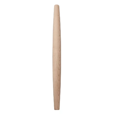 KitchenAid Tapered French Rolling Pin: Maple Wooden Roller For Baking, Hand Wash, 22" Light Brown 3 KitchenAid Tapered French Rolling Pin: Maple Wooden Roller For Baking, Hand Wash, 22" Light Brown