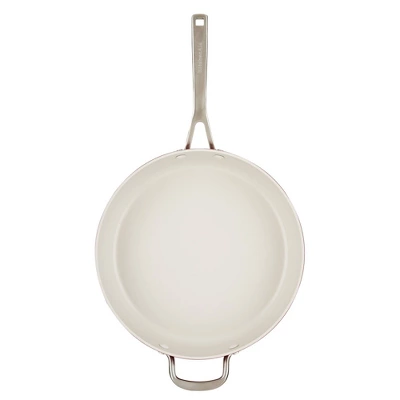 KitchenAid 5qt Hard Anodized Ceramic Nonstick Saute Pan With Lid Empire Red: Hand Wash, Gas & Electric Compatible 9 KitchenAid 5qt Hard Anodized Ceramic Nonstick Saute Pan With Lid Empire Red: Hand Wash, Gas & Electric Compatible - Image 7