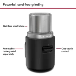 KitchenAid Go Cordless Blade Grinder Battery Sold Separately KBGR100: Coffee Bean & Spice Grinder, Stainless Steel, 5 Cup Capacity -KitchenAid Shop GUEST 49890d6c b91b 4647 a17b 8fc09ef14b6e