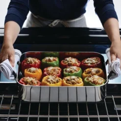 KitchenAid Stainless Steel 5-Ply Clad 15"x11.5" Roasting Pan With Stainless Steel Rack -KitchenAid Shop GUEST 4be2c8ec d43e 4180 aa27 26e0387c97ce