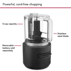 KitchenAid Go Cordless Food Chopper Battery Sold Separately KFCR500: 5-Cup Capacity, Stainless Steel Blades, 2 Speeds 13 KitchenAid Go Cordless Food Chopper Battery Sold Separately KFCR500: 5-Cup Capacity, Stainless Steel Blades, 2 Speeds -KitchenAid Shop GUEST 51d9c1de f791 408b b543 60ff92784ae6