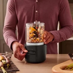 KitchenAid Go Cordless Food Chopper Battery Sold Separately KFCR500: 5-Cup Capacity, Stainless Steel Blades, 2 Speeds 14 KitchenAid Go Cordless Food Chopper Battery Sold Separately KFCR500: 5-Cup Capacity, Stainless Steel Blades, 2 Speeds -KitchenAid Shop GUEST 5897bce1 c6f8 4aa7 8fda d36ea7106fcb