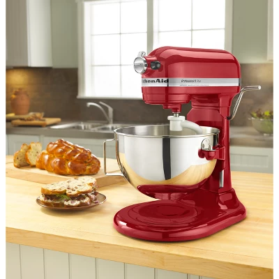 KitchenAid Professional 5qt Stand Mixer - Red - KV25G0X: 10 Speeds, 525W, Metal, Safety Lock, Dishwasher-Safe Parts 7 KitchenAid Professional 5qt Stand Mixer - Red - KV25G0X: 10 Speeds, 525W, Metal, Safety Lock, Dishwasher-Safe Parts - Image 5