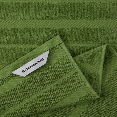 KITCHENAID Albany Kitchen Towel 4-Pack Set, Matcha Green/White, 16"x26" 5 KITCHENAID Albany Kitchen Towel 4-Pack Set, Matcha Green/White, 16"x26" - Image 3