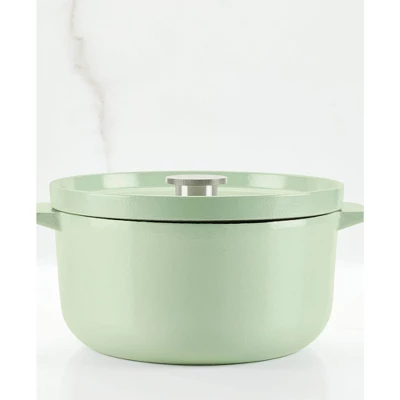 KitchenAid 6qt Enameled Cast Iron Induction Dutch Oven Pistachio 16 KitchenAid 6qt Enameled Cast Iron Induction Dutch Oven Pistachio - Image 14