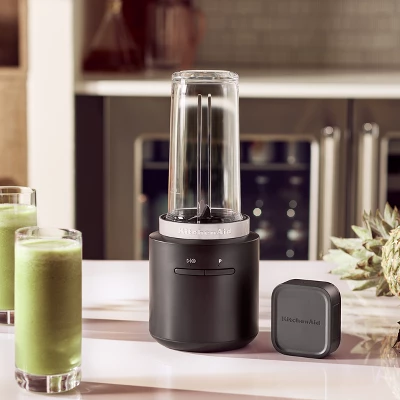 KitchenAid Go Cordless Personal Blender Battery Sold Separately KSBR200: Smoothie Maker, Dishwasher-Safe, Black Matte 6 KitchenAid Go Cordless Personal Blender Battery Sold Separately KSBR200: Smoothie Maker, Dishwasher-Safe, Black Matte - Image 4