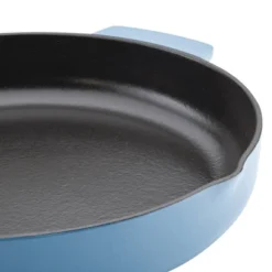 KitchenAid 12" Enameled Cast Iron Induction Skillet With Helper Handle And Pour Spouts Blue Velvet -KitchenAid Shop GUEST 63a2af3b c09f 4445 9758 fa17bf8974aa