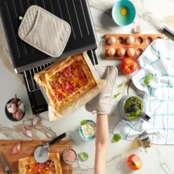 KitchenAid Asteroid Rectangle Pot Holder 2-Pack Set, Milkshake Tan, 7"x10" 10 KitchenAid Asteroid Rectangle Pot Holder 2-Pack Set, Milkshake Tan, 7"x10" -KitchenAid Shop GUEST 6daaf595 7138 4f7f aaee 2a9658b41c9a