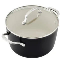 KitchenAid 10pc Hard Anodized Ceramic Nonstick Cookware Set Matte Black: Lifetime Warranty, Hand Wash, Gas Compatible 23 KitchenAid 10pc Hard Anodized Ceramic Nonstick Cookware Set Matte Black: Lifetime Warranty, Hand Wash, Gas Compatible -KitchenAid Shop GUEST 6e8a0240 fe35 46d3 ba89 8a2dfffbeb03