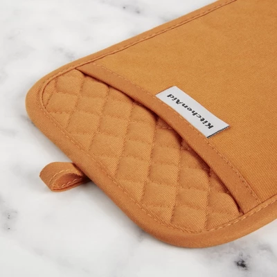 KitchenAid Asteroid Rectangle Pot Holder 2-Pack Set, Honey, 7"x10" 2 KitchenAid Asteroid Rectangle Pot Holder 2-Pack Set, Honey, 7"x10"