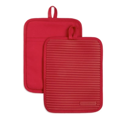 KitchenAid 2pk Silicone Ribbed Pot Holders 10 KitchenAid 2pk Silicone Ribbed Pot Holders - Image 8