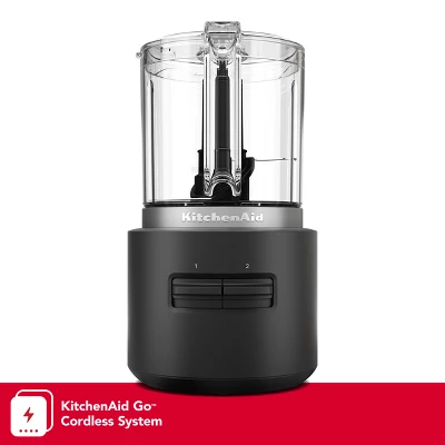 KitchenAid Go Cordless Food Chopper Battery Included KFCR531: 5-Cup Capacity, Stainless Steel Blades, 2 Speeds, Dishwasher-Safe 3 KitchenAid Go Cordless Food Chopper Battery Included KFCR531: 5-Cup Capacity, Stainless Steel Blades, 2 Speeds, Dishwasher-Safe