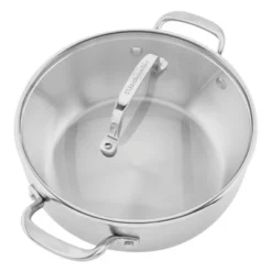 KitchenAid 3-Ply Base Stainless Steel 4qt Casserole With Lid: Round Baking Dish, Tempered Glass Lid, Dishwasher & Oven Safe 17 KitchenAid 3-Ply Base Stainless Steel 4qt Casserole With Lid: Round Baking Dish, Tempered Glass Lid, Dishwasher & Oven Safe -KitchenAid Shop GUEST 765b9235 0bd7 4adb 870b 86615b400832