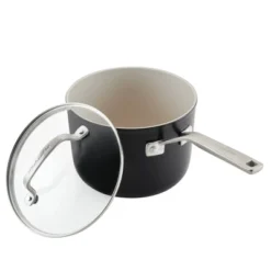 KitchenAid 10pc Hard Anodized Ceramic Nonstick Cookware Set Matte Black: Lifetime Warranty, Hand Wash, Gas Compatible 20 KitchenAid 10pc Hard Anodized Ceramic Nonstick Cookware Set Matte Black: Lifetime Warranty, Hand Wash, Gas Compatible -KitchenAid Shop GUEST 7681d377 3764 4508 b1aa 62e5355f4134