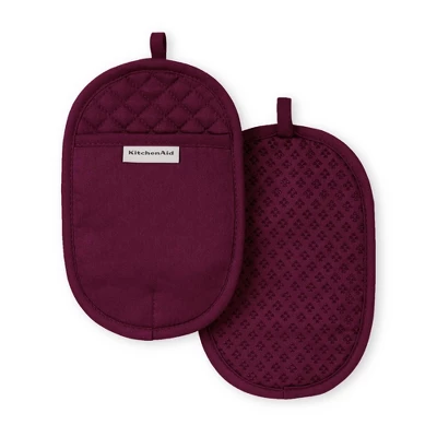 KitchenAid Asteroid Oval Pot Holder 2-Pack Set, Boysenberry Purple, 6.5"x10" 7 KitchenAid Asteroid Oval Pot Holder 2-Pack Set, Boysenberry Purple, 6.5"x10" - Image 5