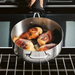 KitchenAid Stainless Steel 3-Ply Base 4.5qt Covered Deep Saute Pan With Helper Handle 13 KitchenAid Stainless Steel 3-Ply Base 4.5qt Covered Deep Saute Pan With Helper Handle -KitchenAid Shop GUEST 78d39d24 446f 40ad b092 c23daeff2215